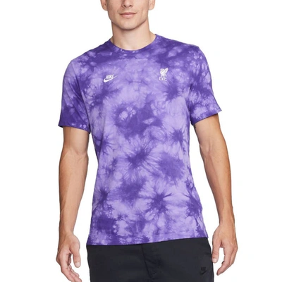Nike Liverpool Fc Essential  Men's Soccer T-shirt In Purple