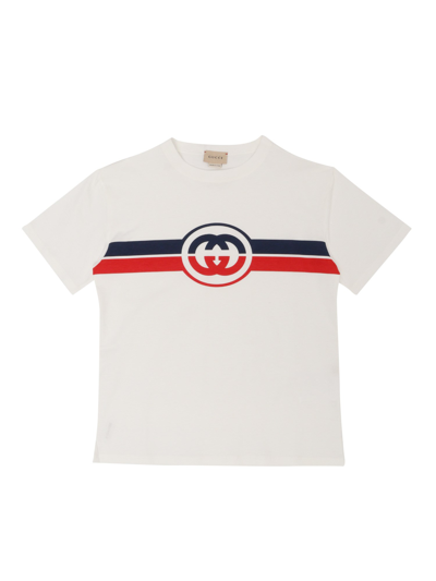 Gucci Gg Cotton T-shirt In White