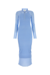 Fendi Light-blue Silk Blend Dress