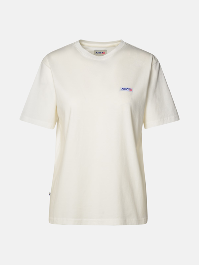 Autry White Cotton T-shirt