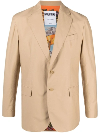 Moschino Jackets In Beige