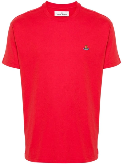 Vivienne Westwood T-shirt E Polo Rosso In Red