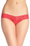 Hanky Panky Low Rise Thong In Strawberry
