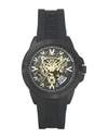 Plein Sport Touchdown Silicone Watch In Black