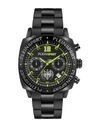 PLEIN SPORT PLEIN SPORT WILDCAT CHRONOGRAPH WATCH MAN WRIST WATCH BLACK SIZE ONESIZE STAINLESS STEEL