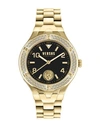 Versus Women's Vittoria Three Hand Gold-tone Stainless Steel Watch 38mm In Gold