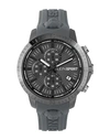 Plein Sport Men's Chronograph Date Quartz Plein Gain Gray Silicone Strap Watch 43mm In Grey