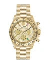 Philipp Plein Nobile Lady Chronograph Watch In Gold