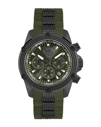 Plein Sport Hurricane Chrono 44mm In Green