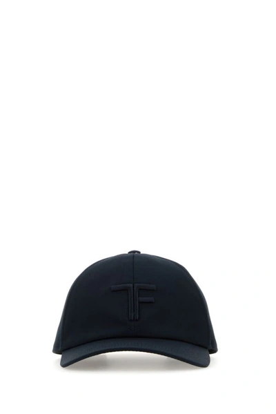 Tom Ford Man Midnight Blue Cotton Baseball Cap