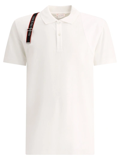 Alexander Mcqueen Alexander Mc Queen Harness Polo Shirt In White