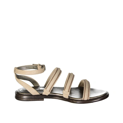 BRUNELLO CUCINELLI BRUNELLO CUCINELLI LEATHER SANDALS