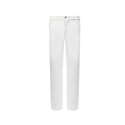 Brunello Cucinelli Skinny Denim Jeans In White