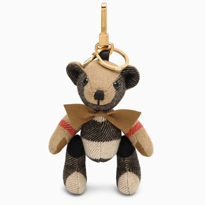 BURBERRY BURBERRY THOMAS BEAR CHARM WITH CASHMERE BOW TIE