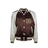 Dolce & Gabbana Technical Satin Jacket With Dg Patch In Multicolour