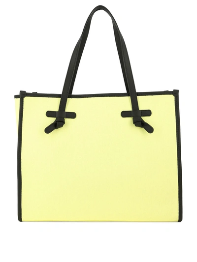 Gianni Chiarini Marcella Shoulder Bags Yellow In Sunny Light Taiga