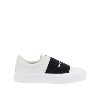 Givenchy Leather Sneakers In Blanco