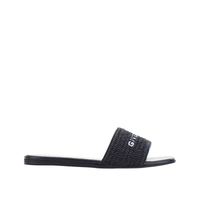 Givenchy 4g Sandals In Black