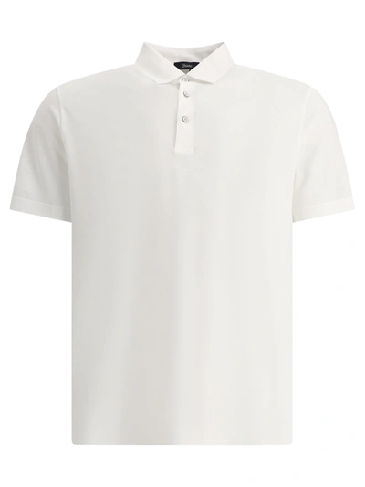 HERNO HERNO CRÊPE JERSEY POLO SHIRT