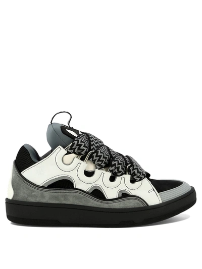 Lanvin Sneakers In White/anthracite