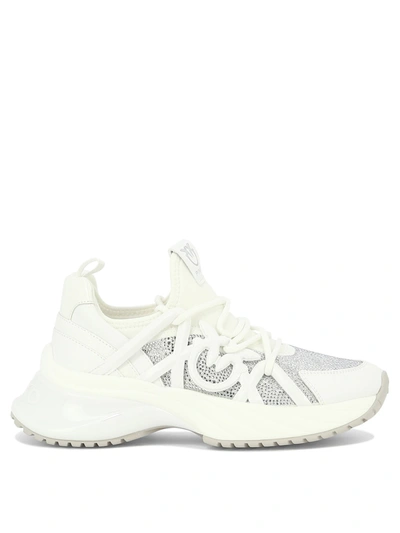 Pinko Sneakers White In Blanc/cristal