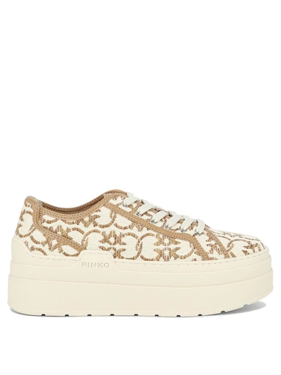 Pinko Greta Sneakers In Brown