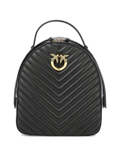 Pinko Love Click Classic Backpack Vi In Black