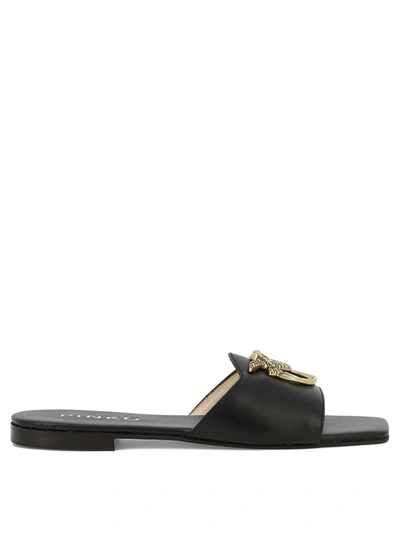 Pinko Sandals In Noir Limousine