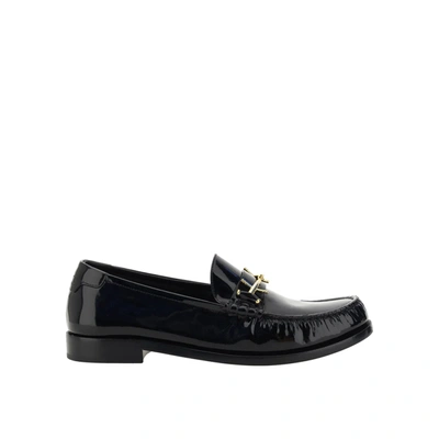 Saint Laurent Loafers In Nero