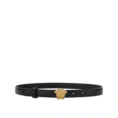 VERSACE VERSACE VERSACE LA MEDUSA LEATHER BELT