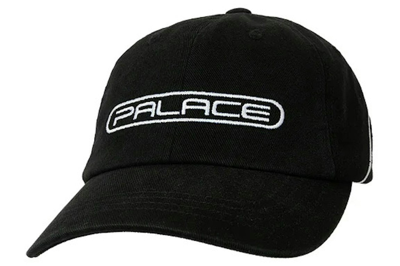 Pre-owned Palace Fader Denim 6-panel Black