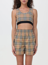 Burberry Women's Printed Top In Beige
