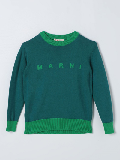 Marni Kids' 毛衣  儿童 颜色 绿色 In Green