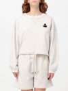 Isabel Marant Étoile Milla Logo-embroidered Sweatshirt In Beige