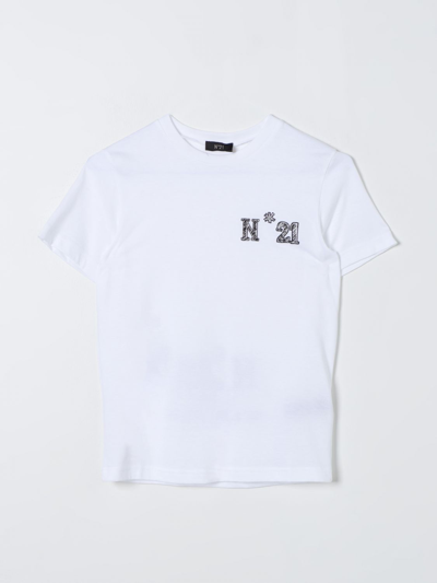 N°21 T-shirt N° 21 Kids Color White