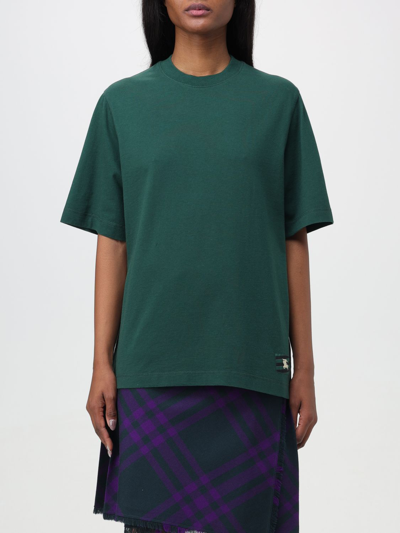 Burberry T-shirt  Woman Color Green