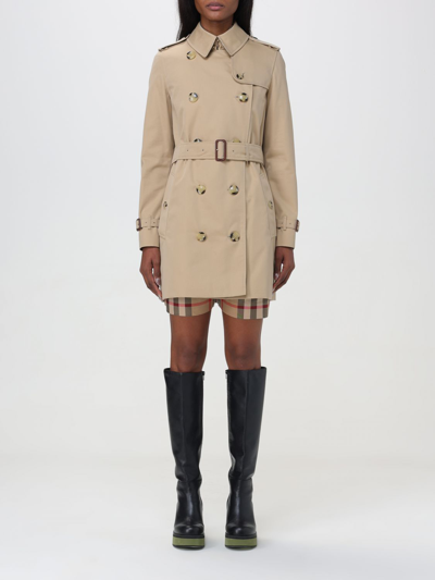 BURBERRY TRENCH COAT BURBERRY WOMAN COLOR SAND,F15186054
