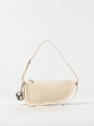 Burberry Luxurious Panna Leather Mini Shoulder Bag For Women In Cream