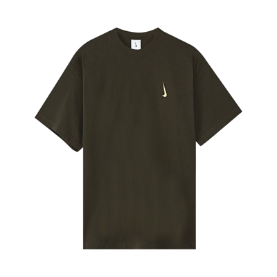 Pre-owned Nike X Billie Eilish T-shirt 'sequoia/mushroom' In Green