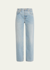 Interior The Remy Slouchy Wide Leg Jeans In Faded