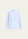 KULE THE HUTTON BUTTON-FRONT OVERSIZED OXFORD SHIRT