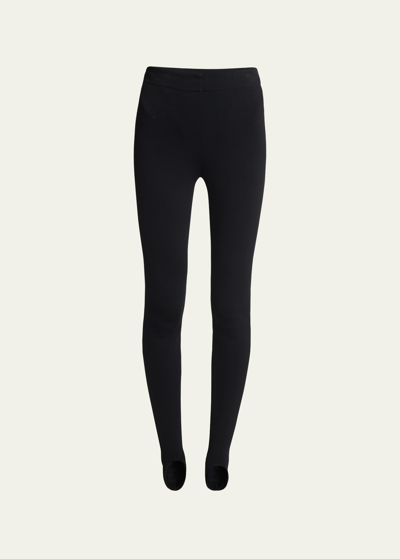 Alaïa Stirrup Leggings In Noir Alaia