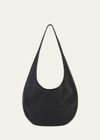 We-ar4 The H Leather Hobo Bag In 001 Black
