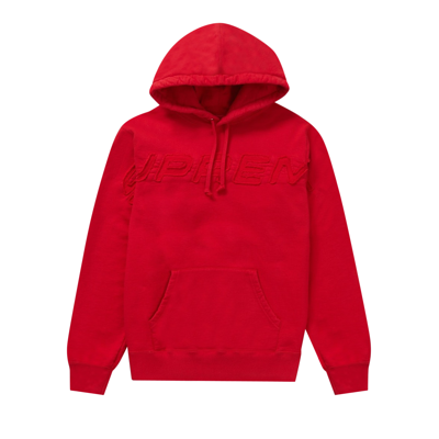 Pre-owned Supreme Set In Hooded Sweatshirt 'red'