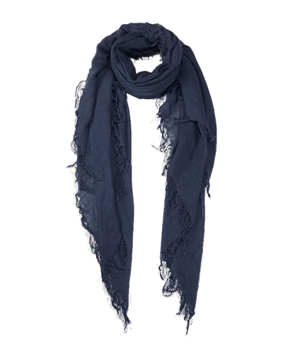 Blue Pacific Heathered Cashmere Scarf