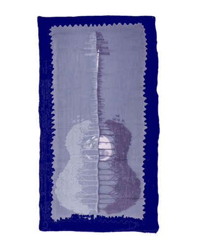 Blue Pacific Guitar Scarf