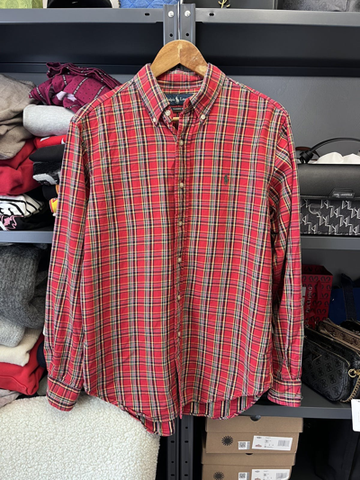 Pre-owned Polo Ralph Lauren X Vintage Polo Ralph Laurent Shirt In Red
