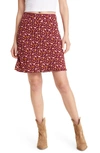FREE PEOPLE IRL FLORAL SKIRT