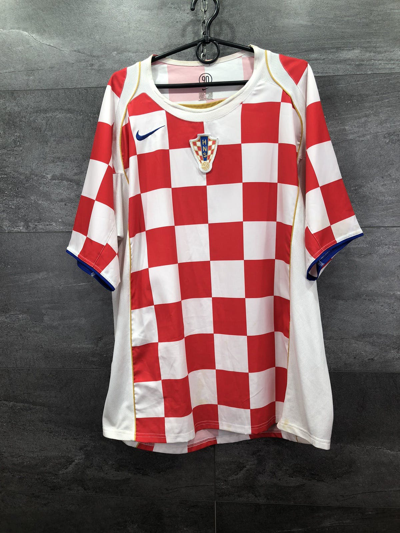 Pre-owned Jersey X Nike Croatia 2004 2006 Home Football Shirt Soccer Jersey Nike In Multicolor