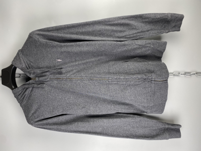 Pre-owned Allsaints Zip Up Basic Hoodie In Grey